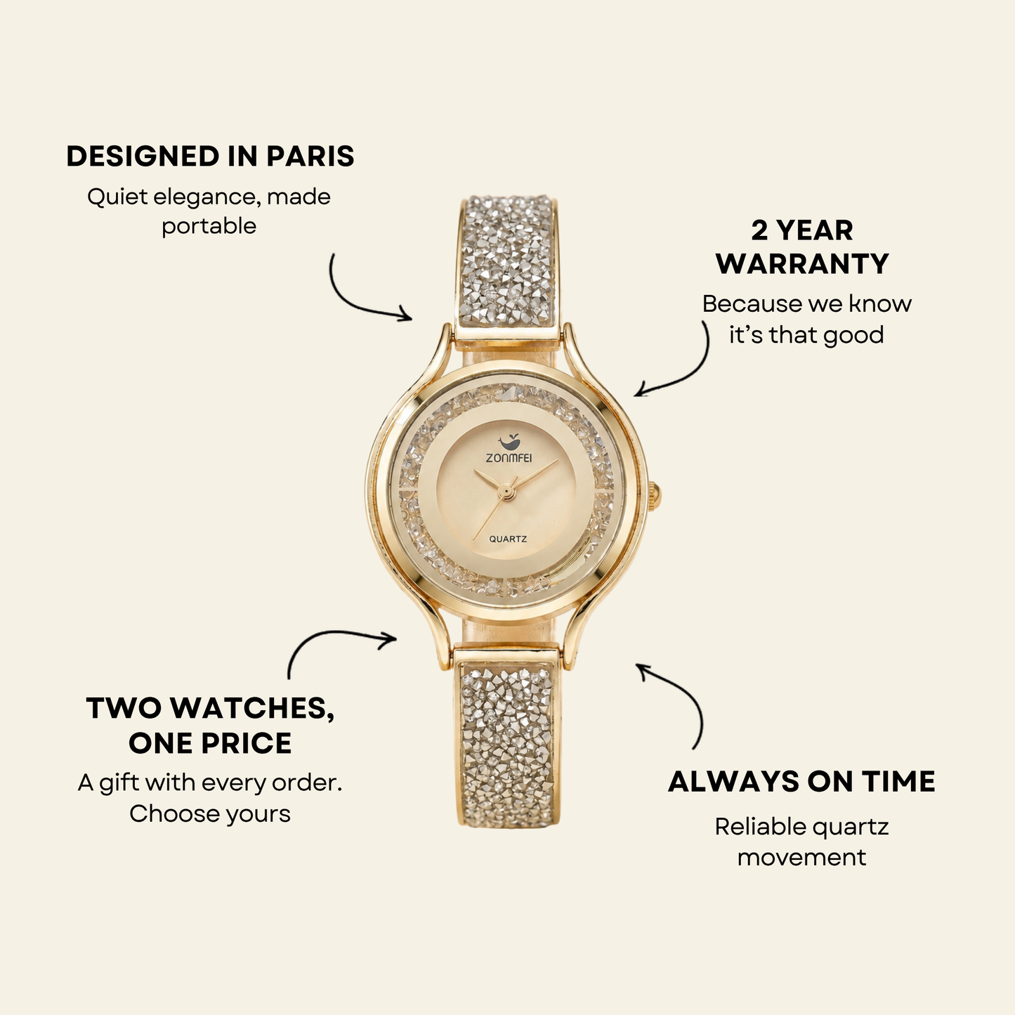 Vendôme Watch Gold